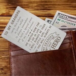Grandpa wallet card